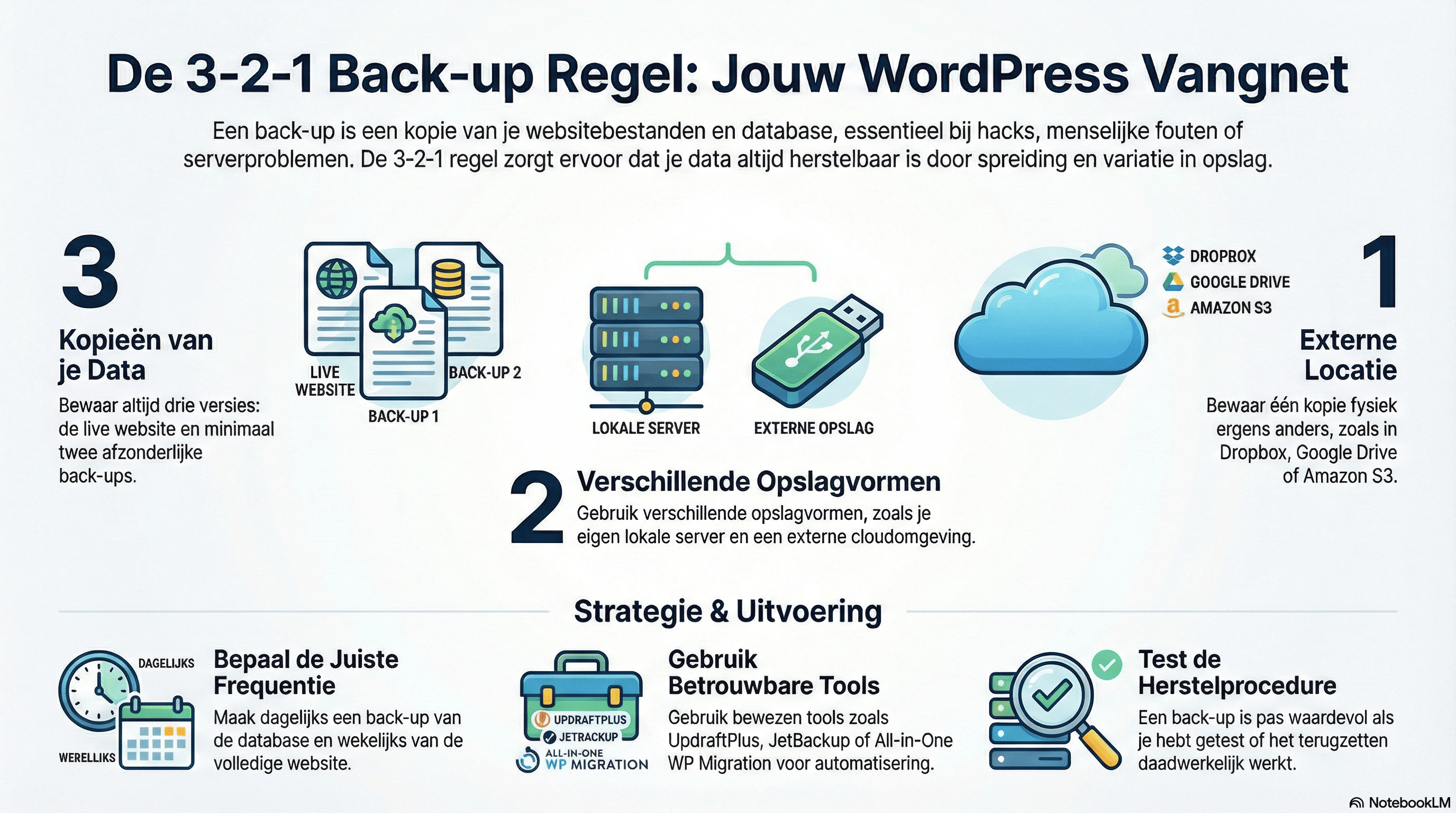Hoevaak moet ik een backup maken van mijn WordPress website 